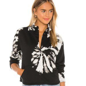 Tie Dye Sweatshirt / Bello Half Zip Sweater LA Made